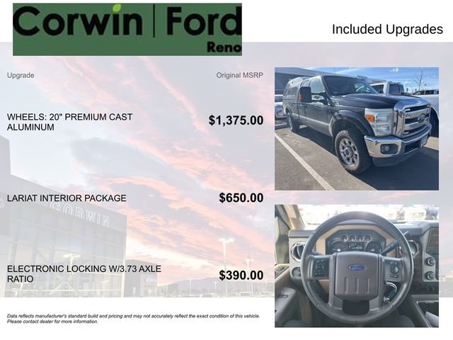 Used 2015 Ford F250 Lariat w/ Lariat Interior Package AWD/4WD image 8