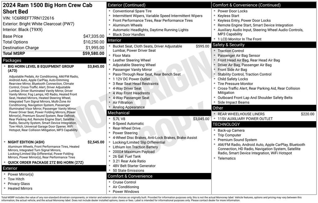 Used 2024 RAM 1500 Big Horn image 15