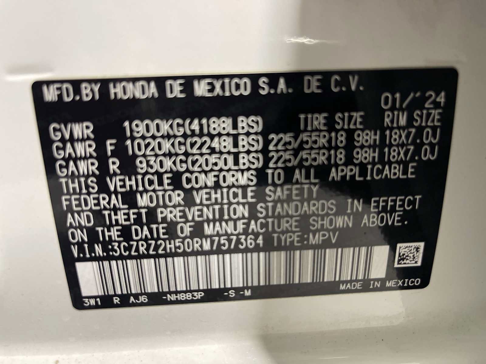 Used 2024 Honda HR-V Sport image 21