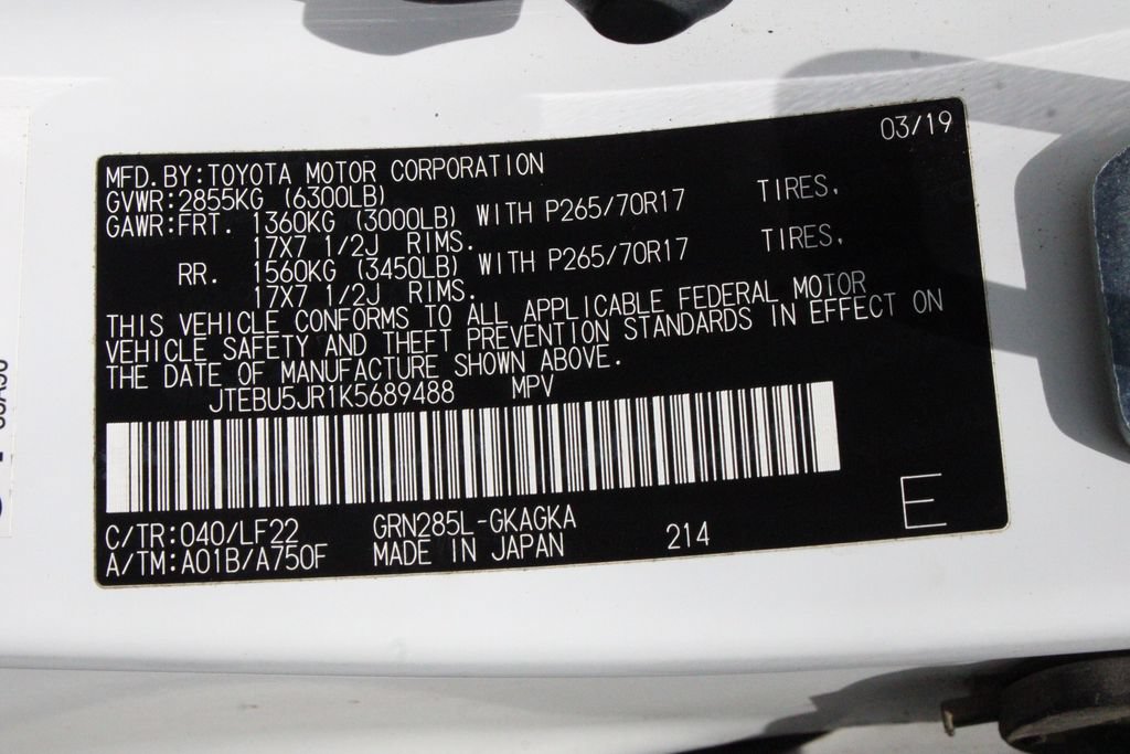 Certified 2019 Toyota 4Runner TRD Pro AWD/4WD image 72
