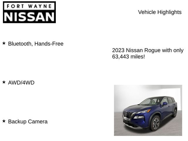 Used 2023 Nissan Rogue SV image 2