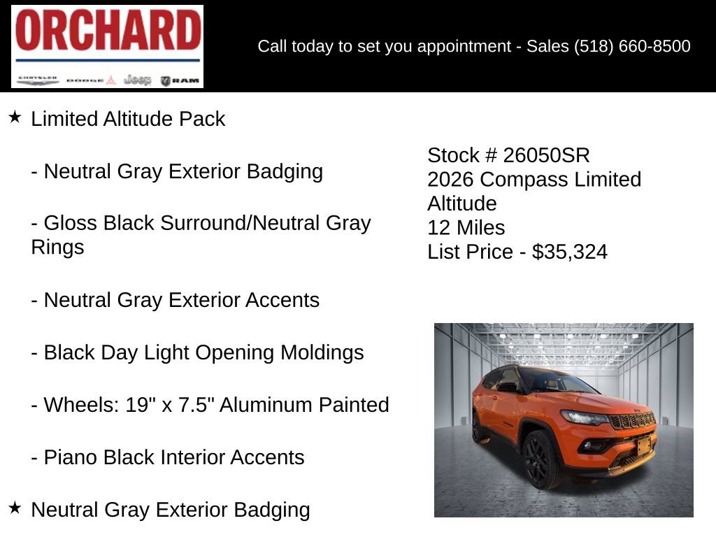 New 2026 Jeep Compass Limited AWD/4WD image 10