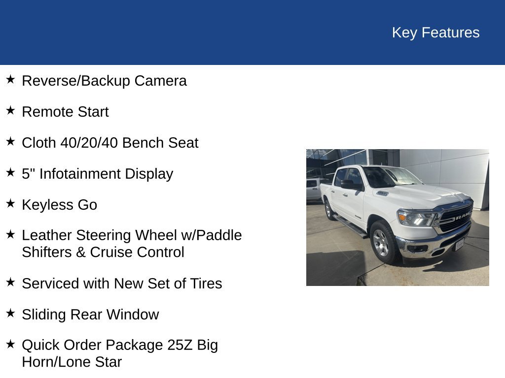 Used 2019 RAM 1500 Big Horn RWD image 36