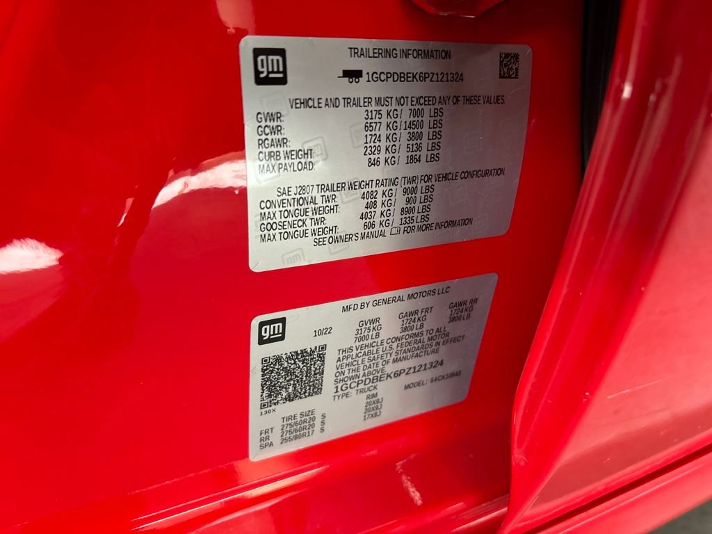 Used 2023 Chevrolet Silverado 1500 Custom w/ LPO, Dark Essentials Package image 30