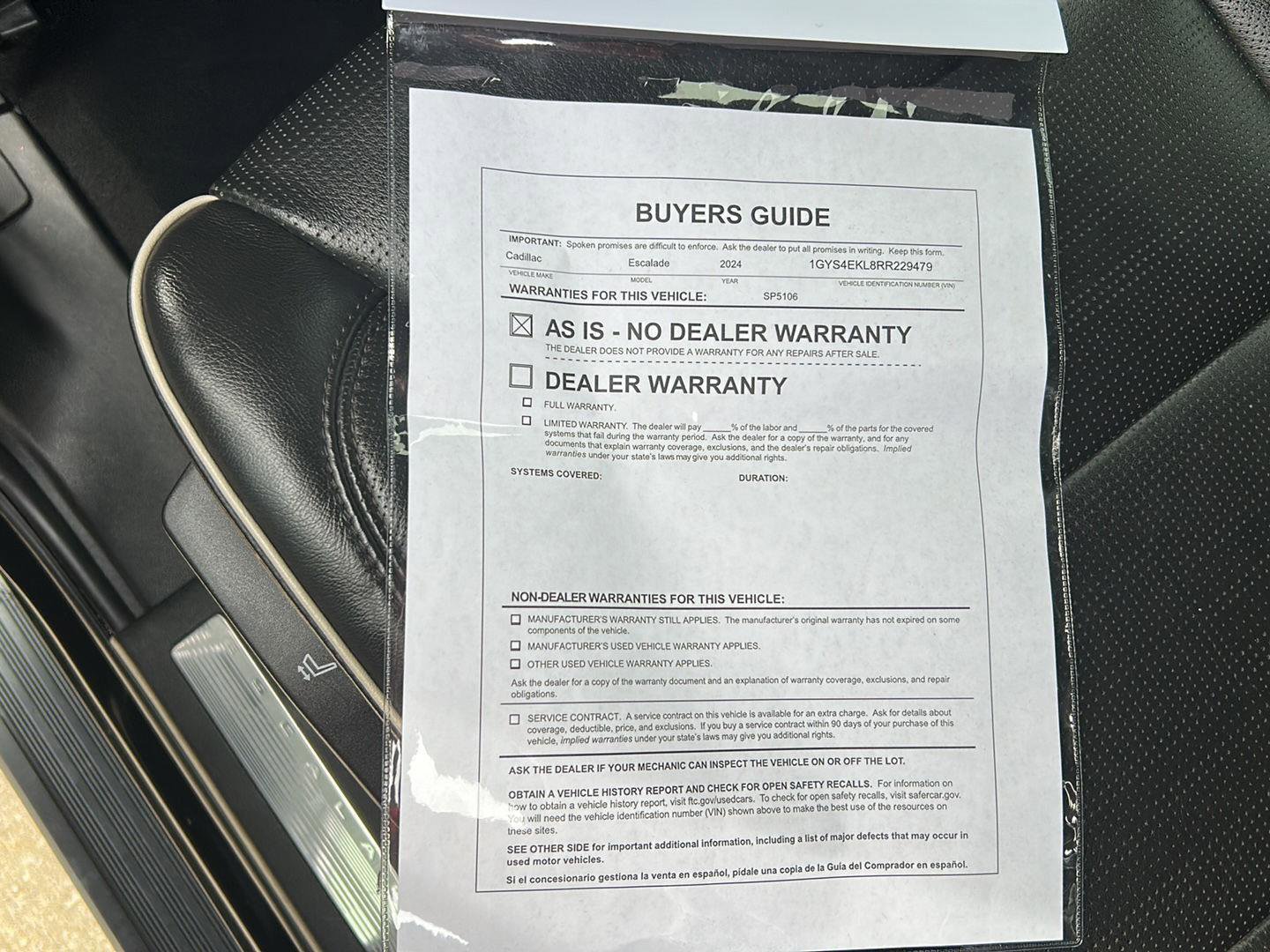 Used 2024 Cadillac Escalade Sport image 30