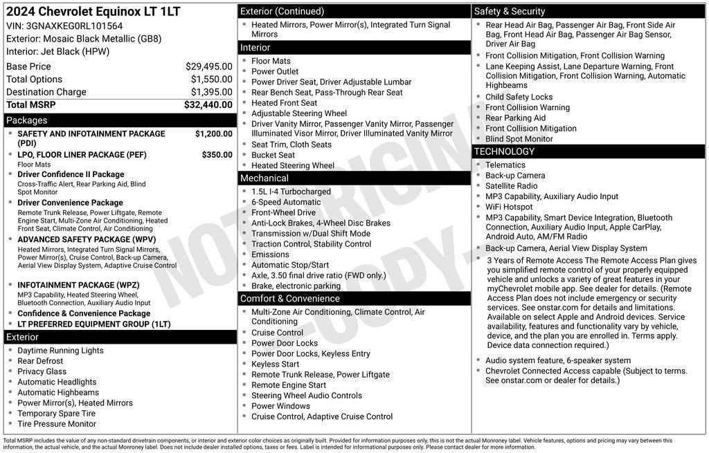 Used 2024 Chevrolet Equinox LT FWD image 11