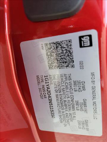 Used 2022 Chevrolet Corvette Stingray Coupe w/ Battery Protection Package image 21