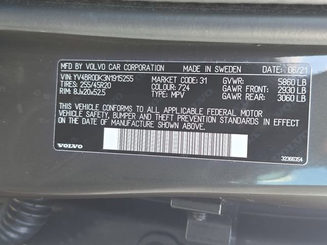 Used 2022 Volvo XC60 T8 Inscription Expression w/ Advanced Package image 36