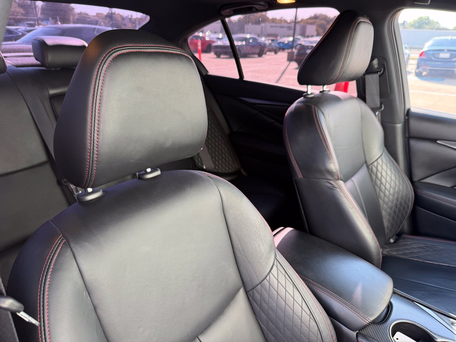 Used 2024 INFINITI Q50 Red Sport 400 w/ Black Opal Edition RWD image 35