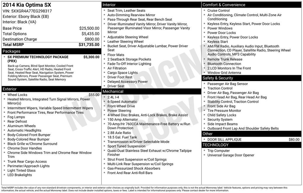 Used 2014 Kia Optima SX w/ SX Premium Technology Package FWD image 22