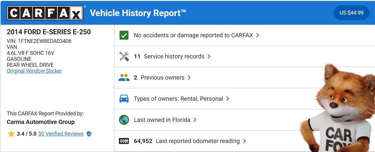 Used 2014 Ford E-250 and Econoline 250 w/ Power Group image 17