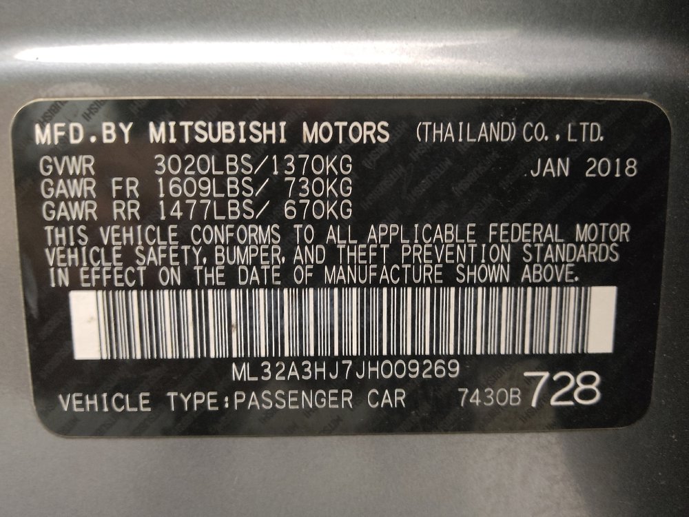 Used 2018 Mitsubishi Mirage ES image 33