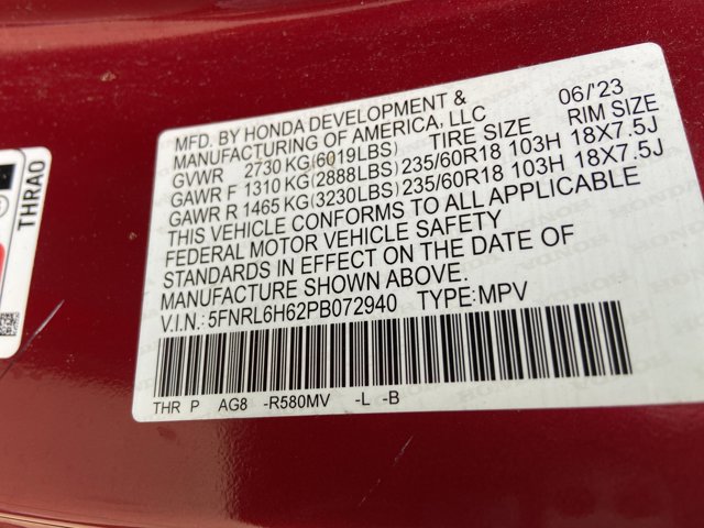 Used 2023 Honda Odyssey EX-L image 33