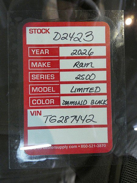 New 2026 RAM 2500 Limited image 37