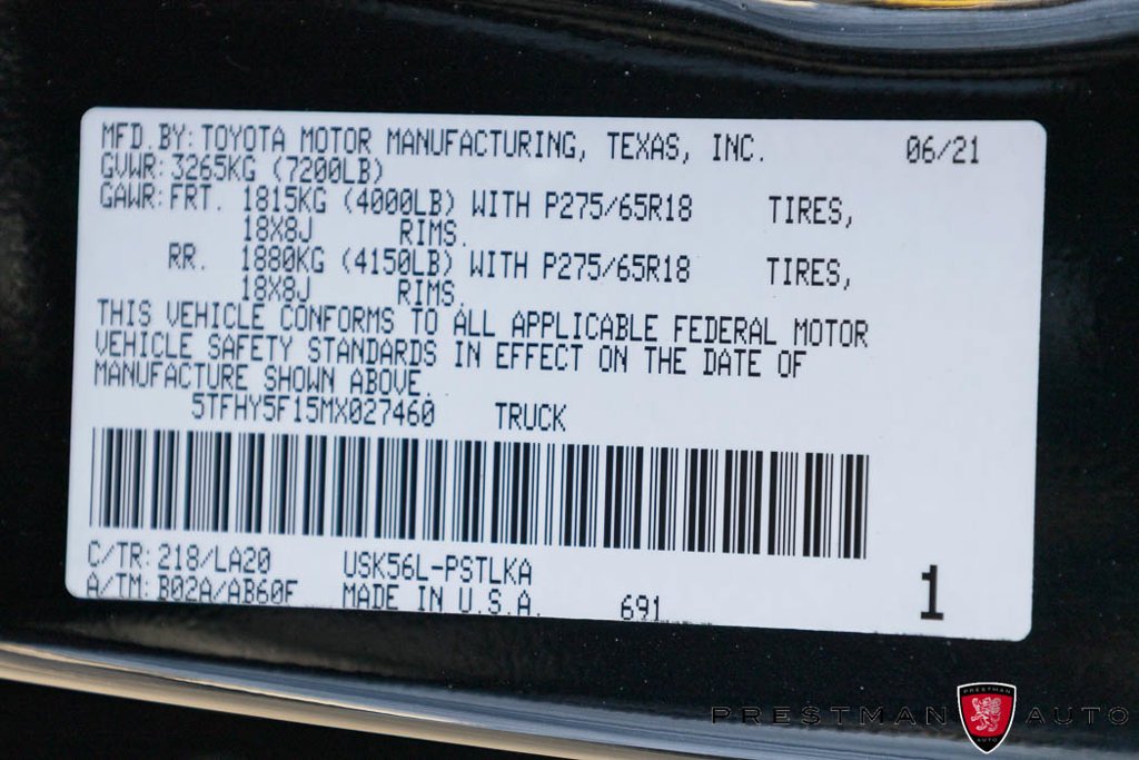 Used 2021 Toyota Tundra Limited w/ Limited Premium Package AWD/4WD image 47