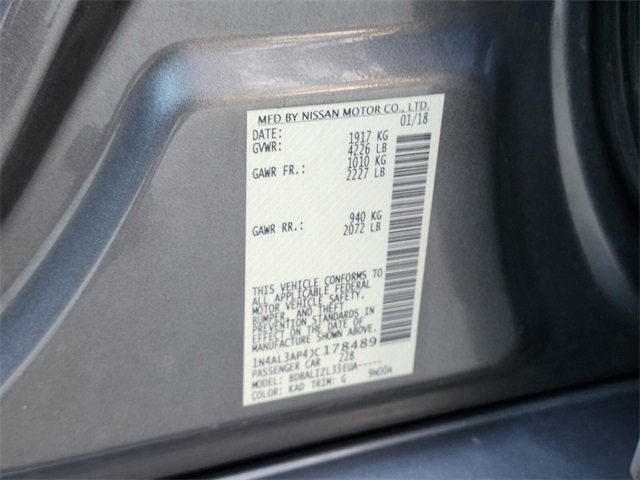 Used 2018 Nissan Altima 2.5 SV image 31