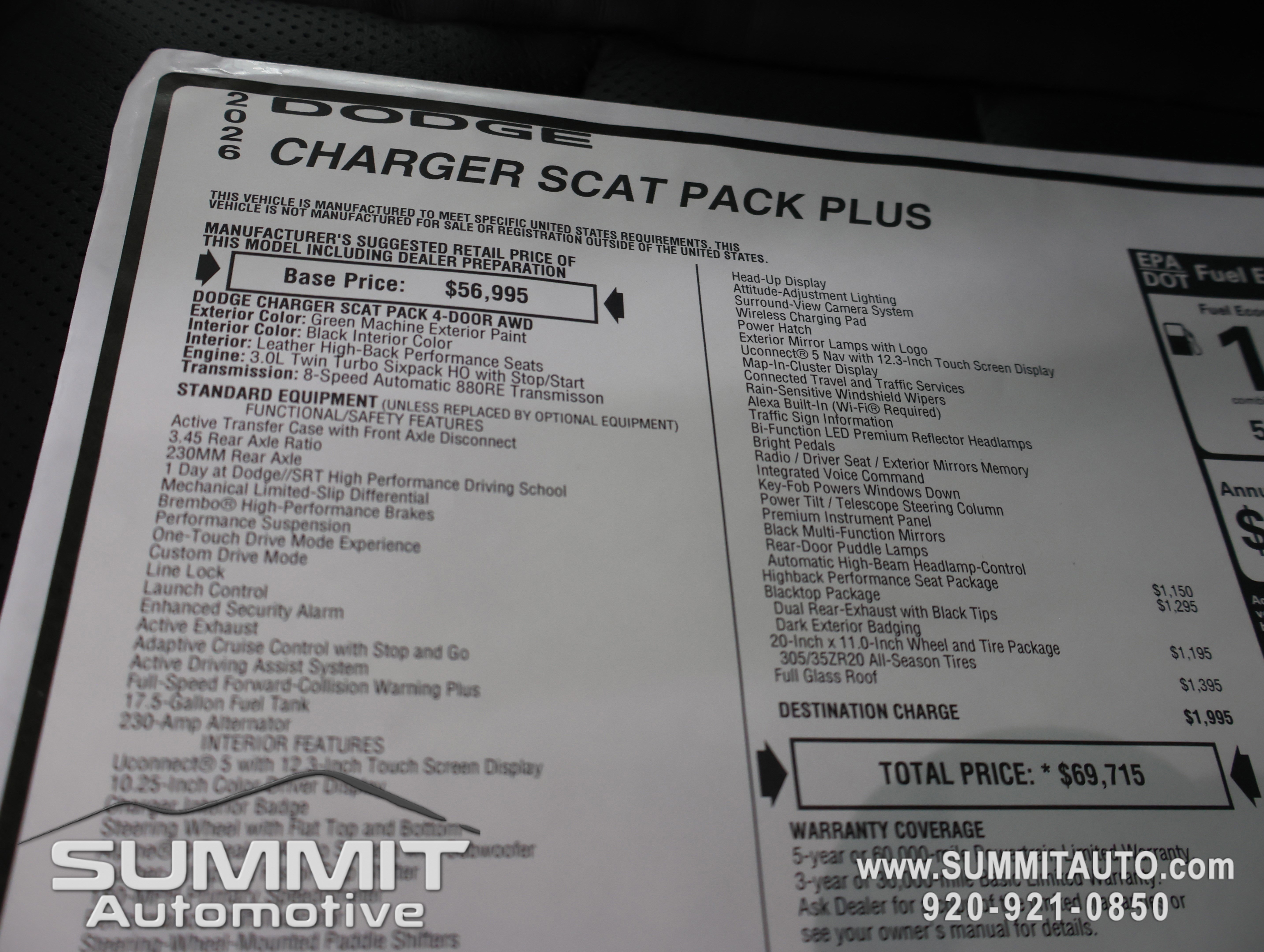 New 2026 Dodge Charger Scat Pack AWD/4WD image 44