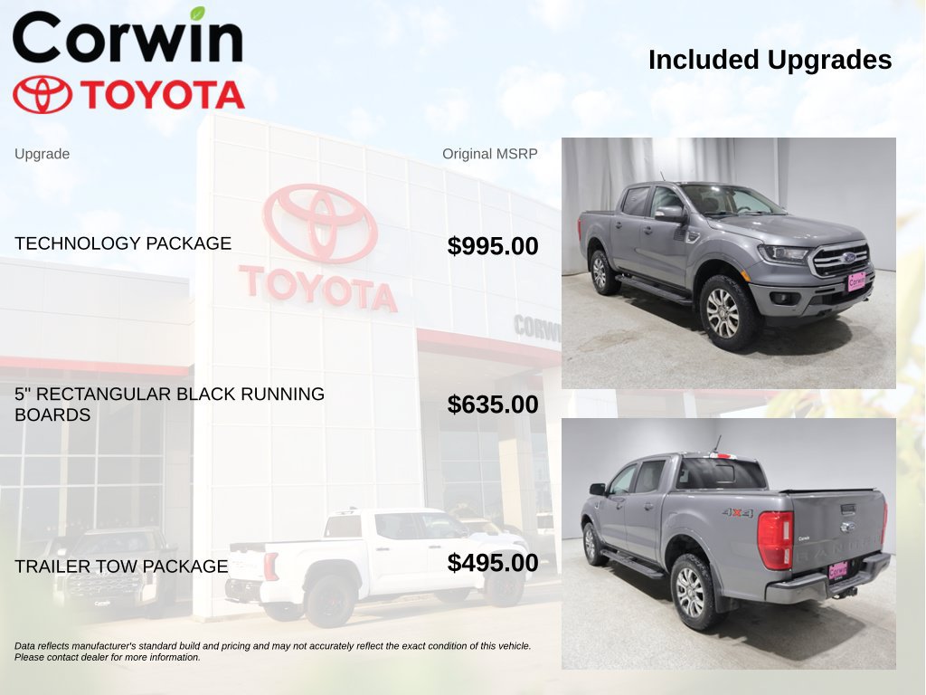 Used 2021 Ford Ranger Lariat w/ Technology Package AWD/4WD image 4