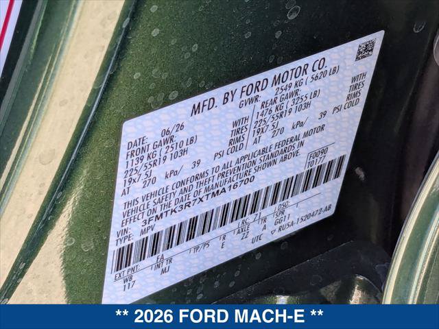 New 2026 Ford Mustang Mach-E Premium w/ Sport Appearance Package RWD image 21