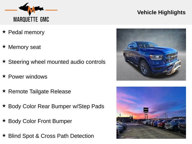 Used 2019 RAM 1500 Laramie w/ Sport Appearance Package image 10