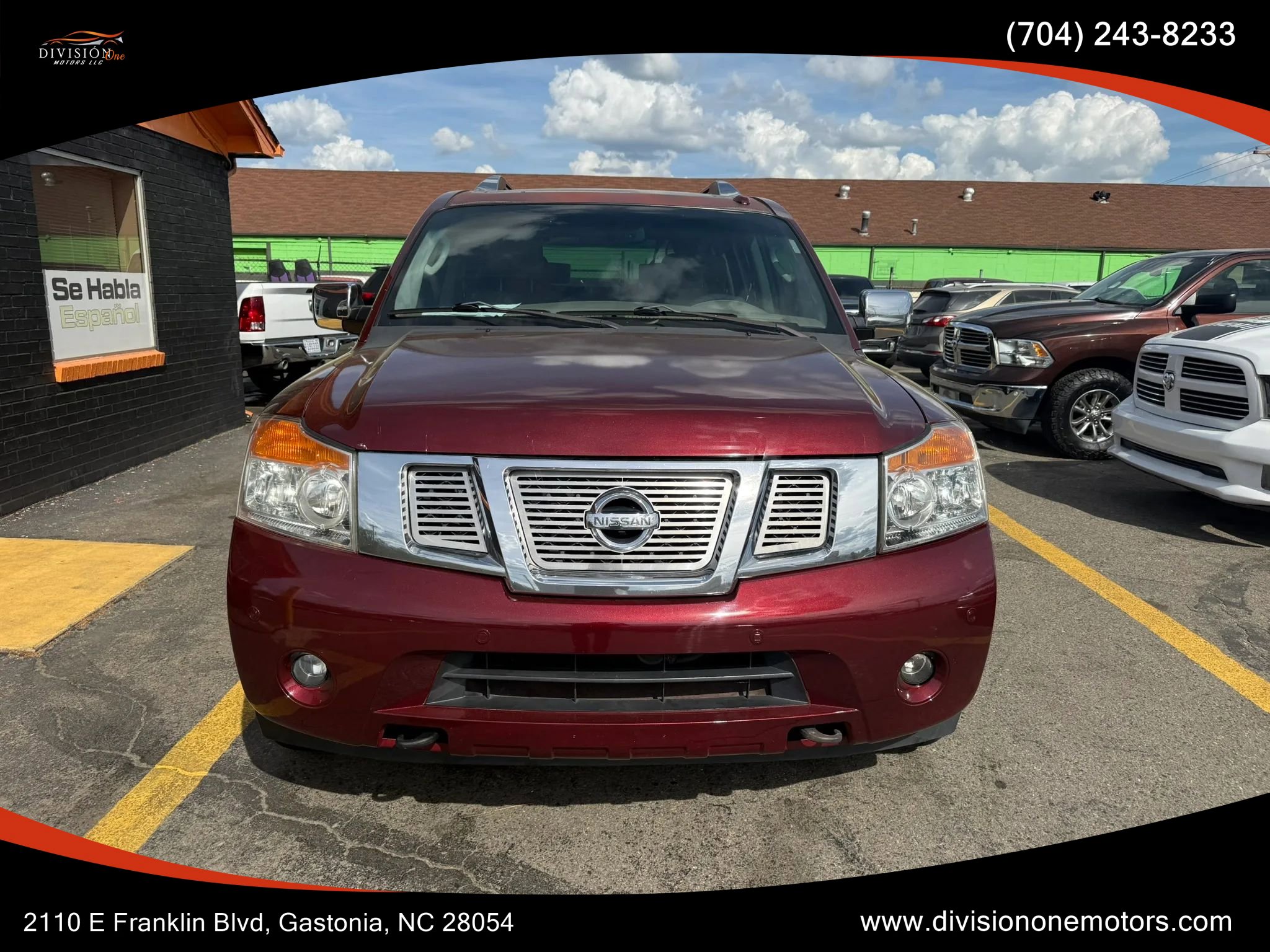 Used 2011 Nissan Armada Platinum w/ 2nd Row Captain Seat Pkg RWD image 2