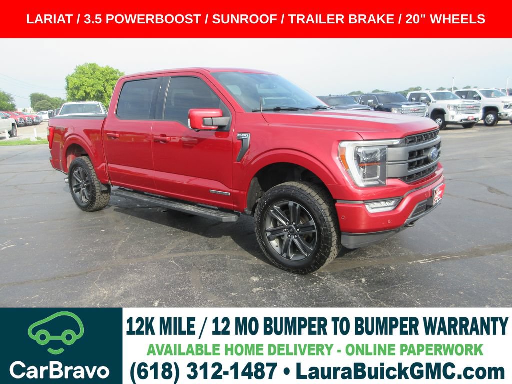 Used 2021 Ford F150 Lariat w/ Equipment Group 502A High AWD/4WD image 1