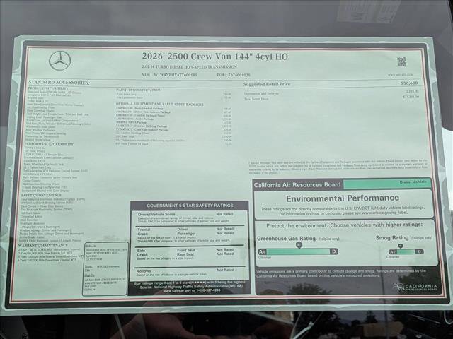 New 2026 Mercedes-Benz Sprinter 2500 image 17