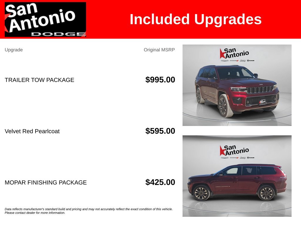 New 2025 Jeep Grand Cherokee L Overland w/ Trailer Tow Package AWD/4WD image 6