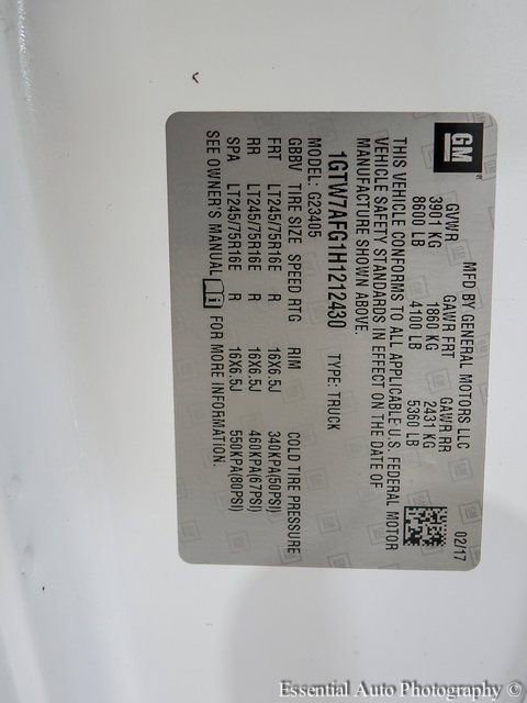 Certified 2017 GMC Savana 2500 w/ All Terrain Package image 22