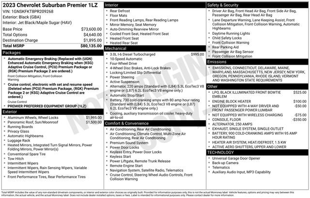 Certified 2023 Chevrolet Suburban Premier image 22