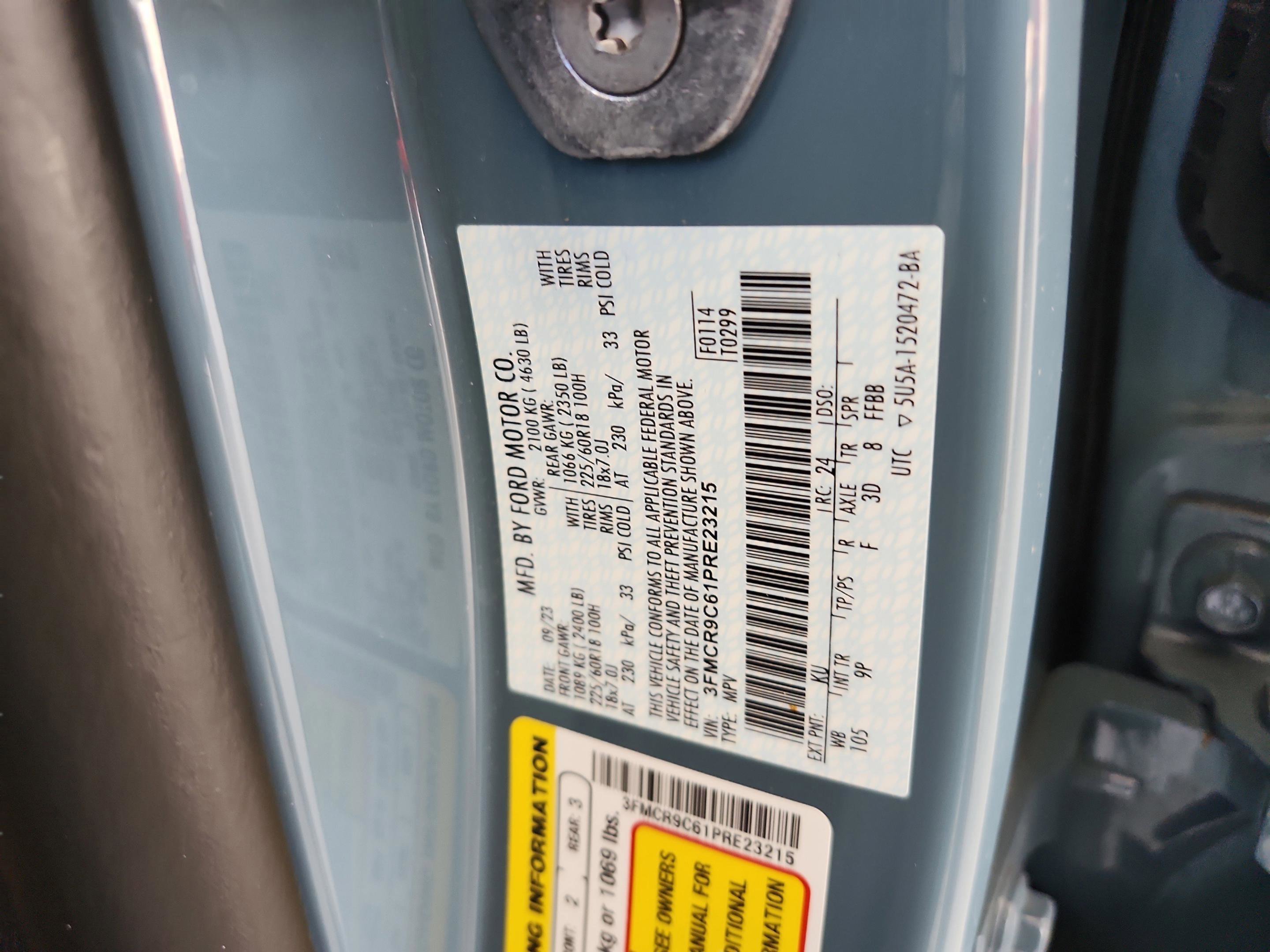 Certified 2023 Ford Bronco Sport Outer Banks w/ Tech Package image 7