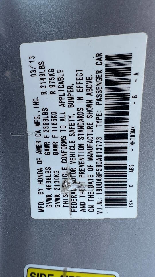 Used 2013 Acura TL w/ Technology Package image 19