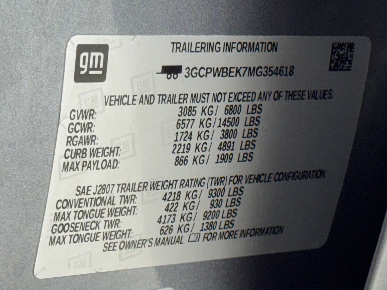 Used 2021 Chevrolet Silverado 1500 Custom w/ LPO, Dark Essentials Package RWD image 96