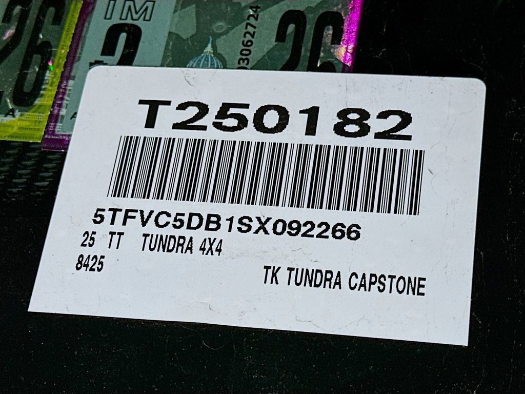 New 2025 Toyota Tundra Capstone AWD/4WD image 19