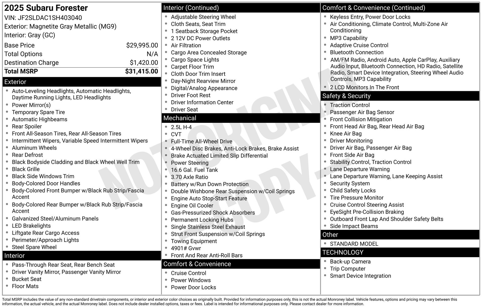 Used 2025 Subaru Forester image 5