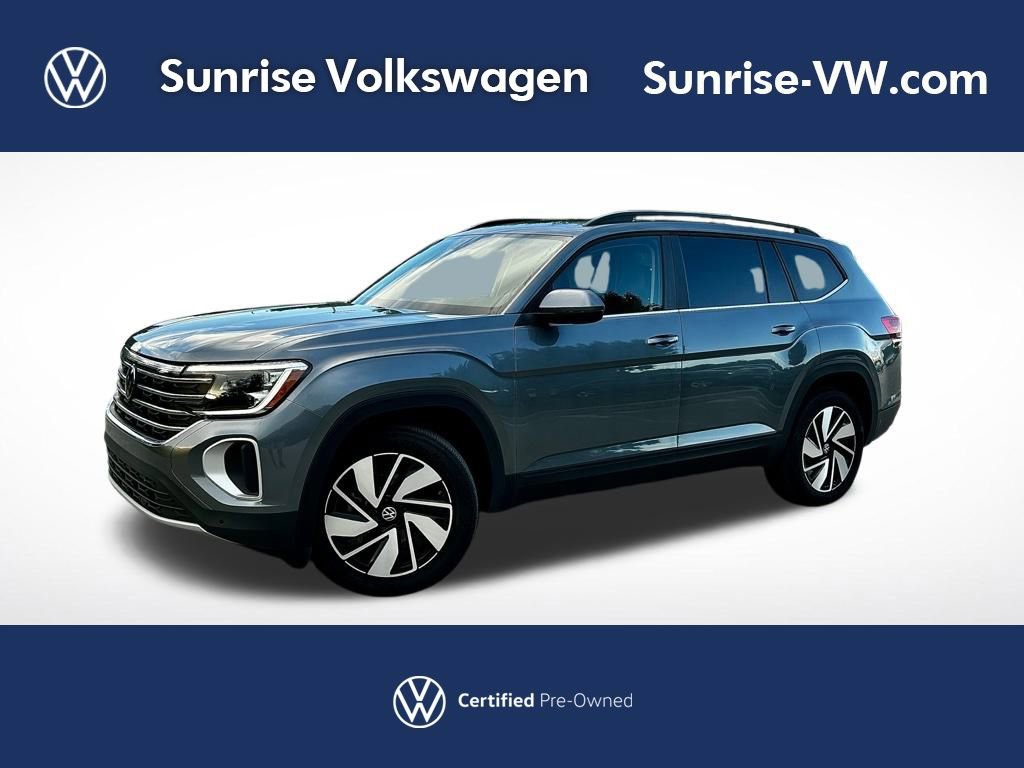 Certified 2025 Volkswagen Atlas SE w/ Panoramic Sunroof Package
