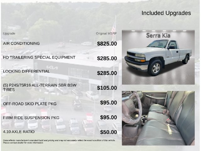 Used 2001 Chevrolet Silverado 1500 4x4 Regular Cab w/ Firm Ride Suspension Pkg image 6