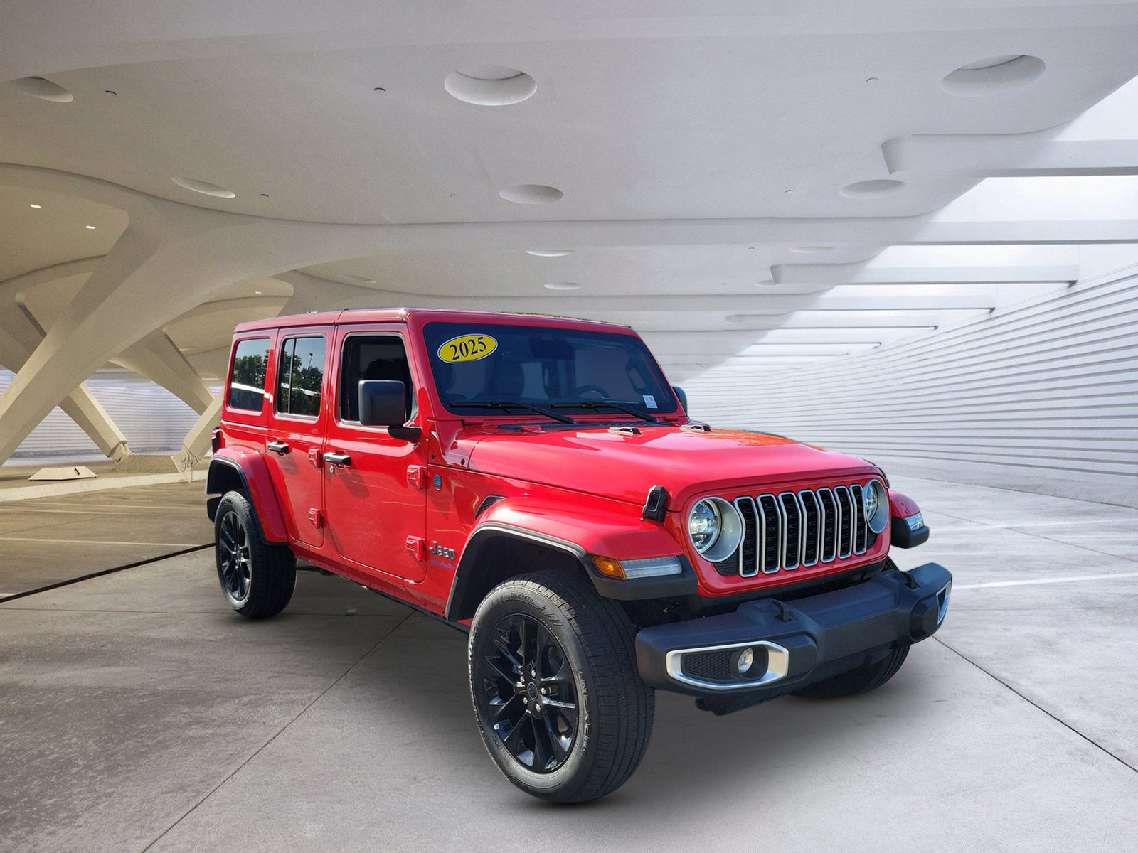 Used 2025 Jeep Wrangler Unlimited Sahara w/ Safety Group AWD/4WD image 1