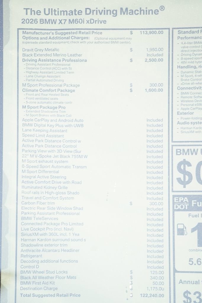 New 2026 BMW X7 M60i image 9