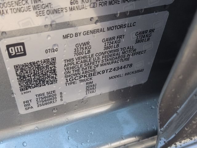 New 2026 Chevrolet Silverado 1500 Custom w/ Turbomax Blackout Package AWD/4WD image 34