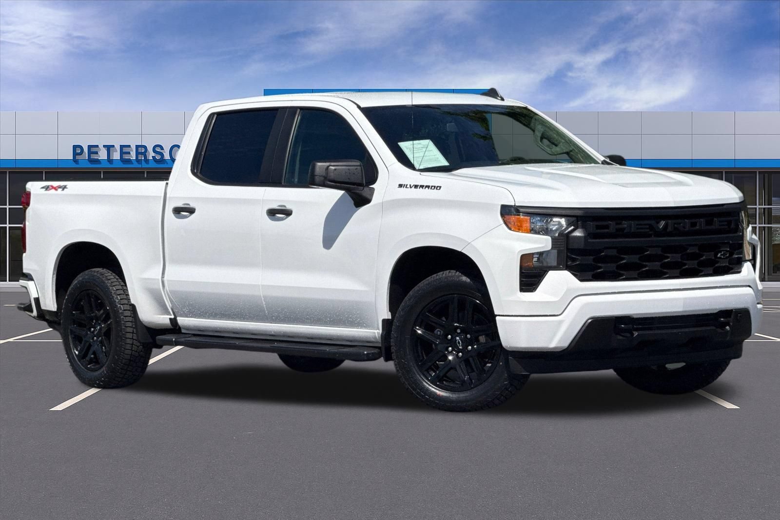 Certified 2023 Chevrolet Silverado 1500 Custom w/ LPO, Dark Essentials Package AWD/4WD image 2
