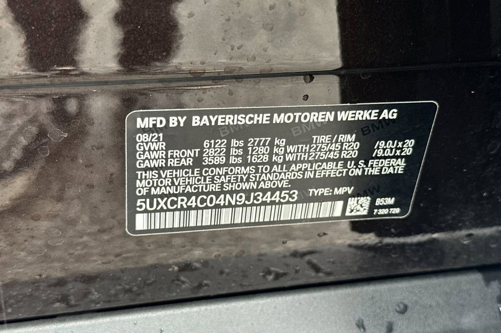 Used 2022 BMW X5 sDrive40i w/ Climate Comfort Package image 30