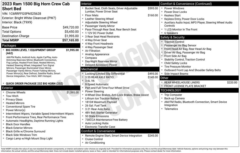 Used 2023 RAM 1500 Big Horn image 22