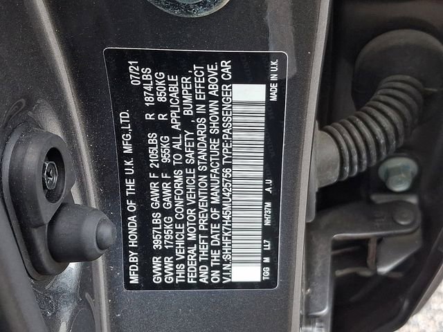 Used 2021 Honda Civic Sport image 27