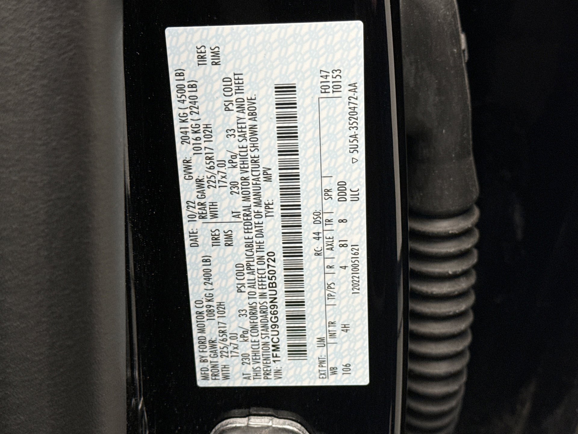 Used 2022 Ford Escape SE w/ Convenience Package image 20