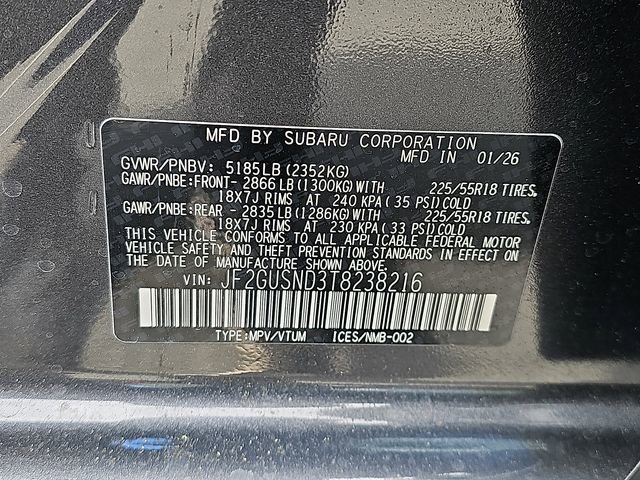 New 2026 Subaru Crosstrek 2.5i Limited image 23