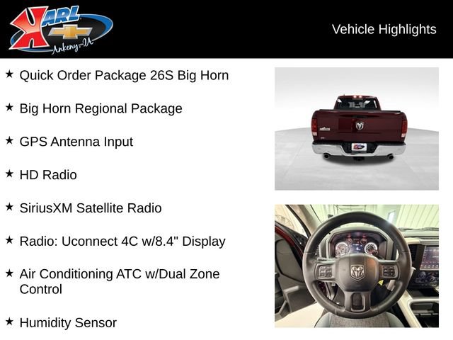 Used 2019 RAM 1500 Big Horn RWD image 2
