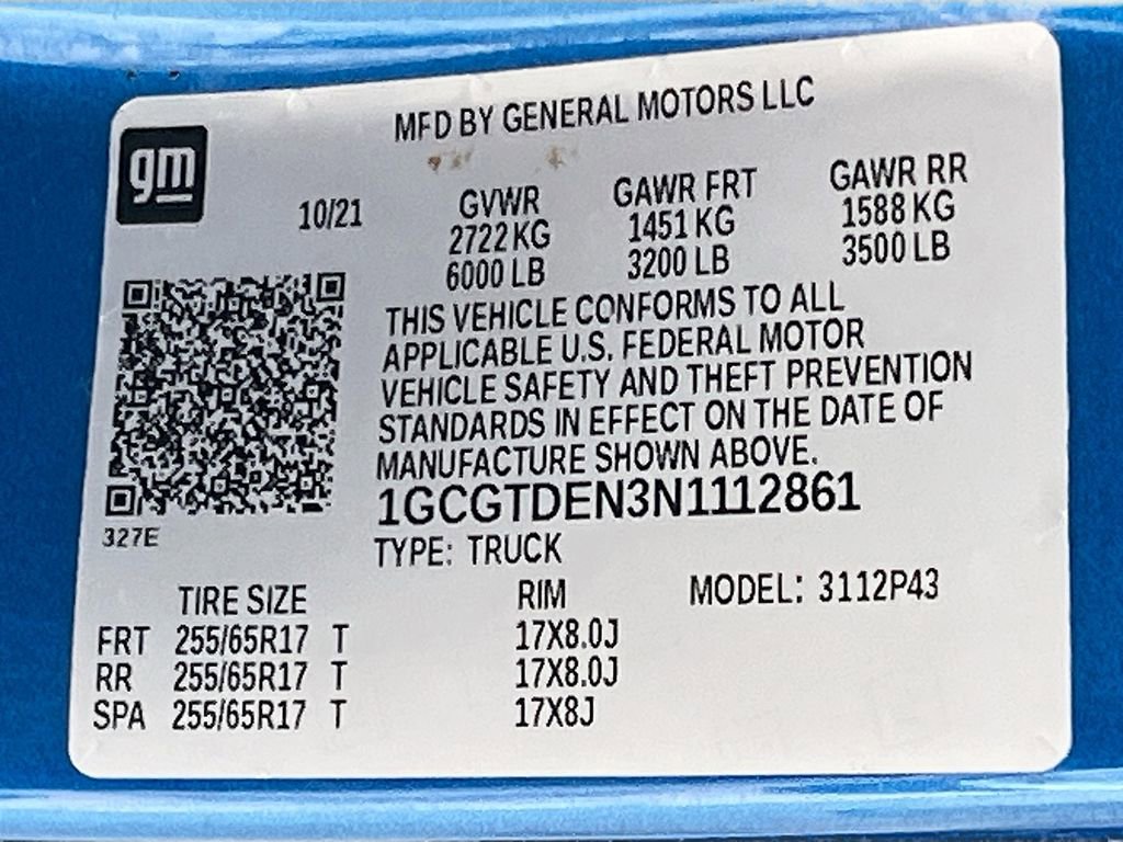 Used 2022 Chevrolet Colorado Z71 w/ Safety Package AWD/4WD image 30