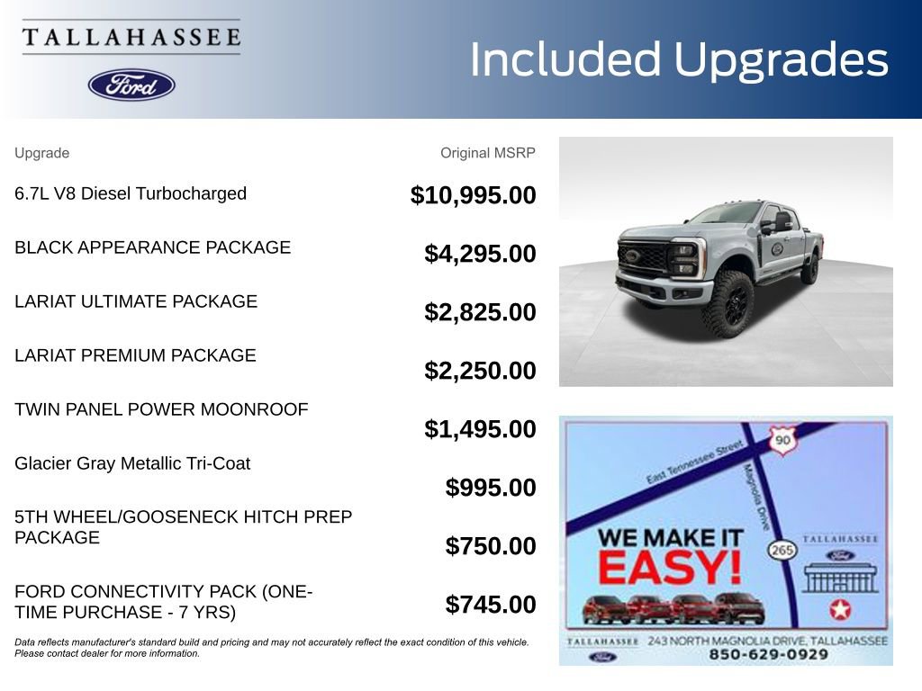 New 2026 Ford F250 Lariat w/ Black Appearance Package image 3