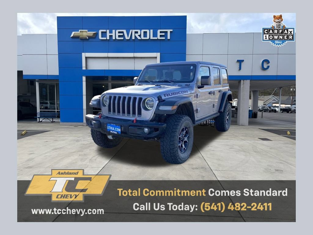 Used 2018 Jeep Wrangler Unlimited Rubicon w/ Steel Bumper Group image 1